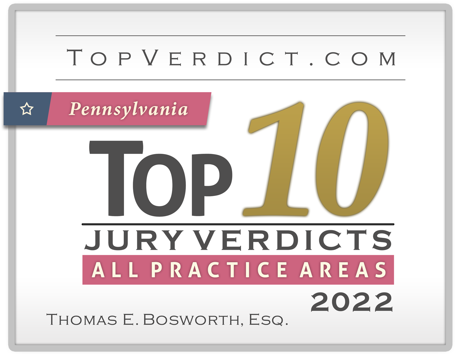 Top 10 Jury Verticts 2022